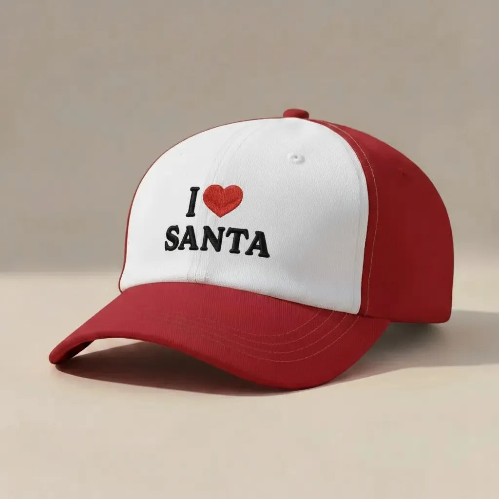 I ❤️ Santa Dad Cap