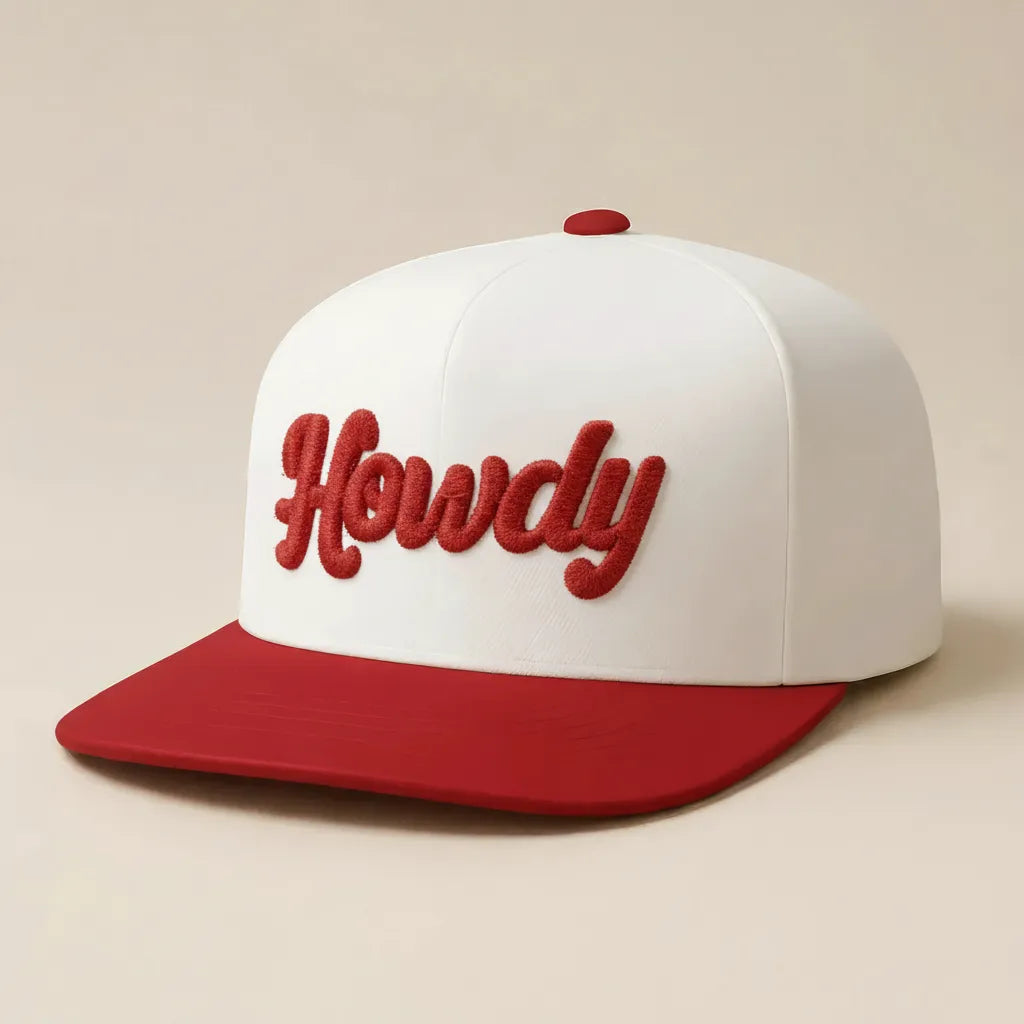 Howdy 3D Puff Embroidered Hat